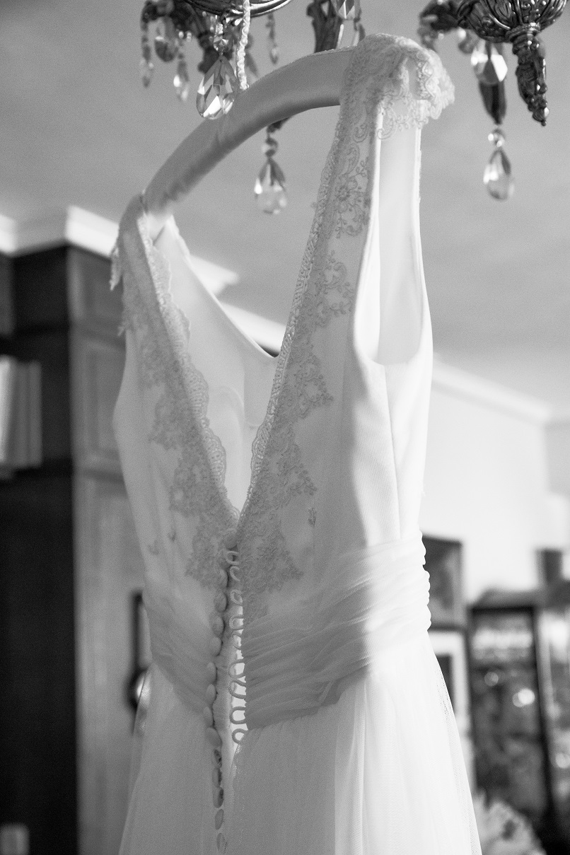 el vestido de novia de María de estilo vintage realizado en el atelier de Beatriz Alvaro, todos los detalles en el blog de bodas